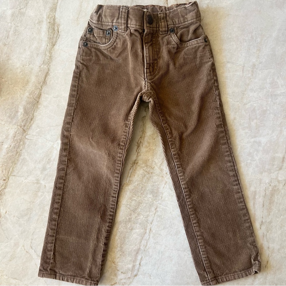Crew cuts 3T corduroy tan pants